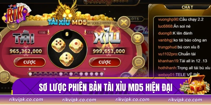 Sơ lược phiên bản Tài xỉu MD5 hiện đại
